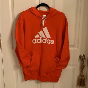 Adidas pullover Hoodie Orange